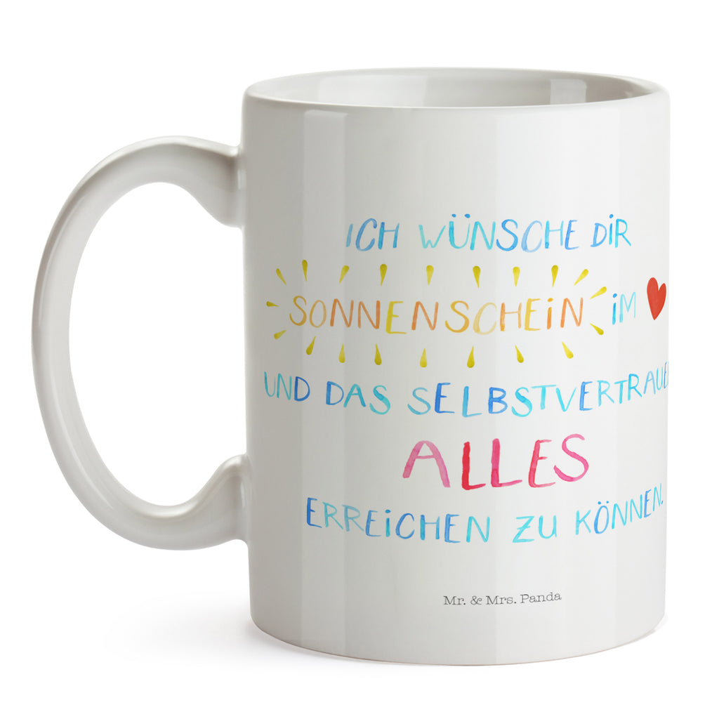 Tasse Ich wünsche dir Sonnenschein im Herzen Tasse, Kaffeetasse, Teetasse, Becher, Kaffeebecher, Teebecher, Keramiktasse, Porzellantasse, Büro Tasse, Geschenk Tasse, Tasse Sprüche, Tasse Motive, Kaffeetassen, Tasse bedrucken, Designer Tasse, Cappuccino Tassen, Schöne Teetassen