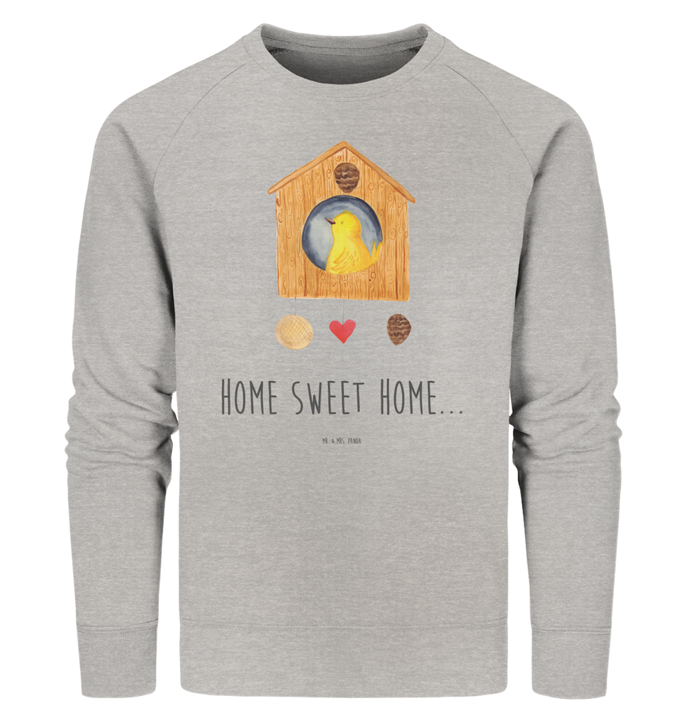 Organic Pullover Vogelhaus sweet Home Pullover, Pullover Männer, Pullover Frauen, Sweatshirt, Sweatshirt Männer, Sweatshirt Frauen, Unisex, Tiermotive, Gute Laune, lustige Sprüche, Tiere, Vogelhaus, Vogel, Home sweet Home, Einzug, Umzug, Geschenk, Einzugsgeschenk, Hausbau, Haus