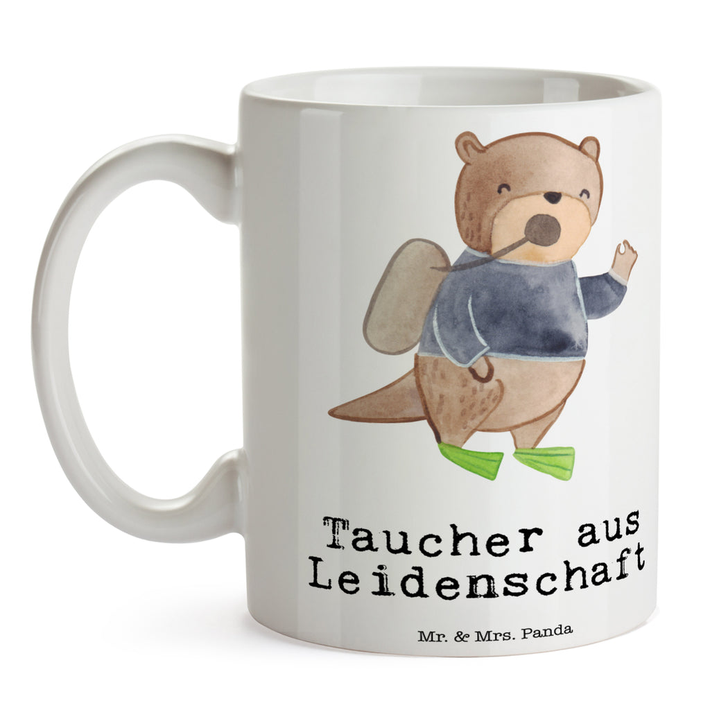 Tasse Taucher aus Leidenschaft Tasse, Kaffeetasse, Teetasse, Becher, Kaffeebecher, Teebecher, Keramiktasse, Porzellantasse, Büro Tasse, Geschenk Tasse, Tasse Sprüche, Tasse Motive, Kaffeetassen, Tasse bedrucken, Designer Tasse, Cappuccino Tassen, Schöne Teetassen, Beruf, Ausbildung, Jubiläum, Abschied, Rente, Kollege, Kollegin, Geschenk, Schenken, Arbeitskollege, Mitarbeiter, Firma, Danke, Dankeschön