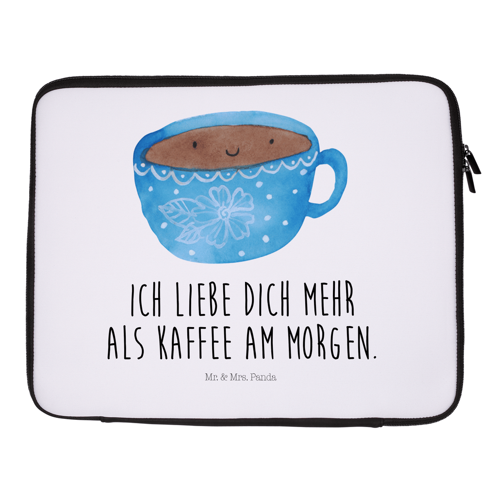 Notebook Tasche Kaffee Tasse Notebook Tasche, Laptop, Computertasche, Tasche, Notebook-Tasche, Notebook-Reisehülle, Notebook Schutz, Tiermotive, Gute Laune, lustige Sprüche, Tiere, Kaffee, Tasse, Liebe, Geschmack, Genuss, Glücklich