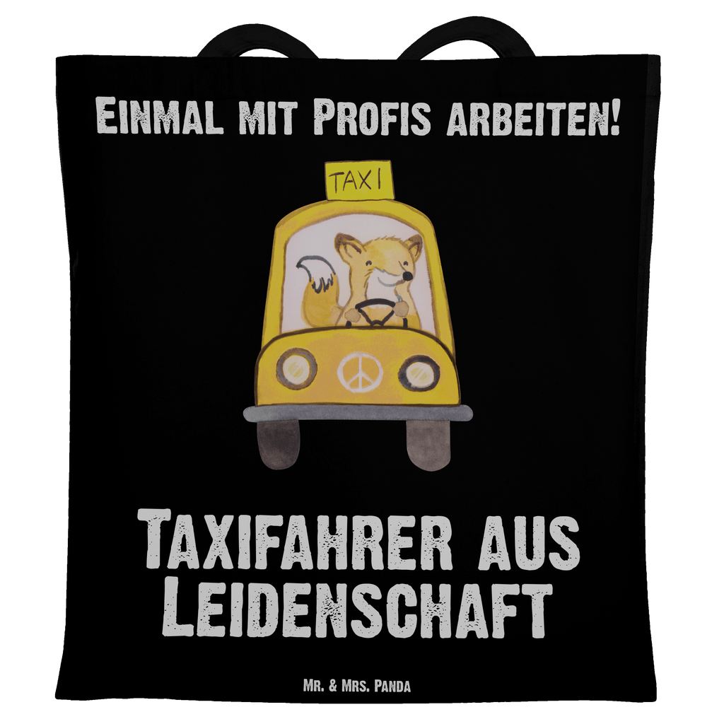 Tragetasche Taxifahrer aus Leidenschaft Beuteltasche, Beutel, Einkaufstasche, Jutebeutel, Stoffbeutel, Tasche, Shopper, Umhängetasche, Strandtasche, Schultertasche, Stofftasche, Tragetasche, Badetasche, Jutetasche, Einkaufstüte, Laptoptasche, Beruf, Ausbildung, Jubiläum, Abschied, Rente, Kollege, Kollegin, Geschenk, Schenken, Arbeitskollege, Mitarbeiter, Firma, Danke, Dankeschön