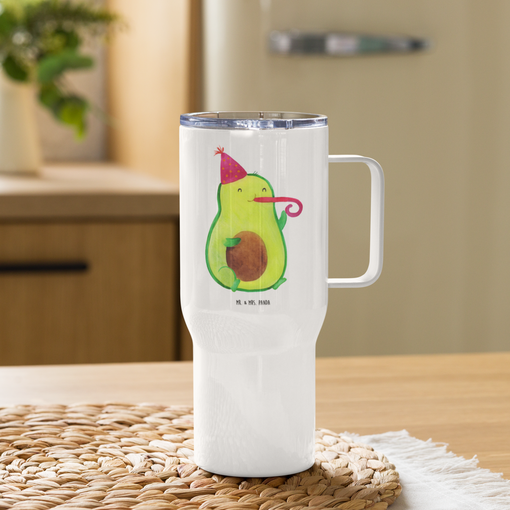 XXL Thermobecher Avocado Geburtstag Thermobecher, XL Thermobecher, Reisebecher, XL Reisetasse, Großer Thermobecher, Autobecher, Jumbo Becher, Avocado, Veggie, Vegan, Gesund