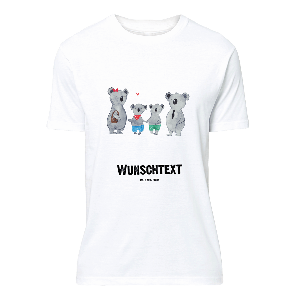 Personalisiertes T-Shirt Koala Familie zwei T-Shirt Personalisiert, T-Shirt mit Namen, T-Shirt mit Aufruck, Männer, Frauen, Wunschtext, Bedrucken, Familie, Vatertag, Muttertag, Bruder, Schwester, Mama, Papa, Oma, Opa, Koala, Koalabär, beste Familie, Familienzeit, Familienleben, Koalafamilie, Lieblingsfamilie