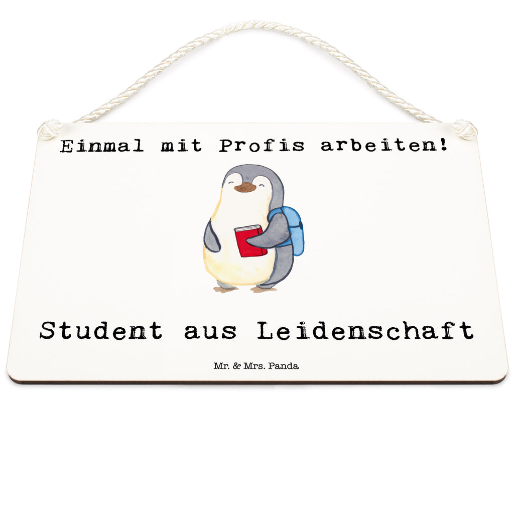 Deko Schild Student aus Leidenschaft Dekoschild, Deko Schild, Schild, Tür Schild, Türschild, Holzschild, Wandschild, Wanddeko, Beruf, Ausbildung, Jubiläum, Abschied, Rente, Kollege, Kollegin, Geschenk, Schenken, Arbeitskollege, Mitarbeiter, Firma, Danke, Dankeschön