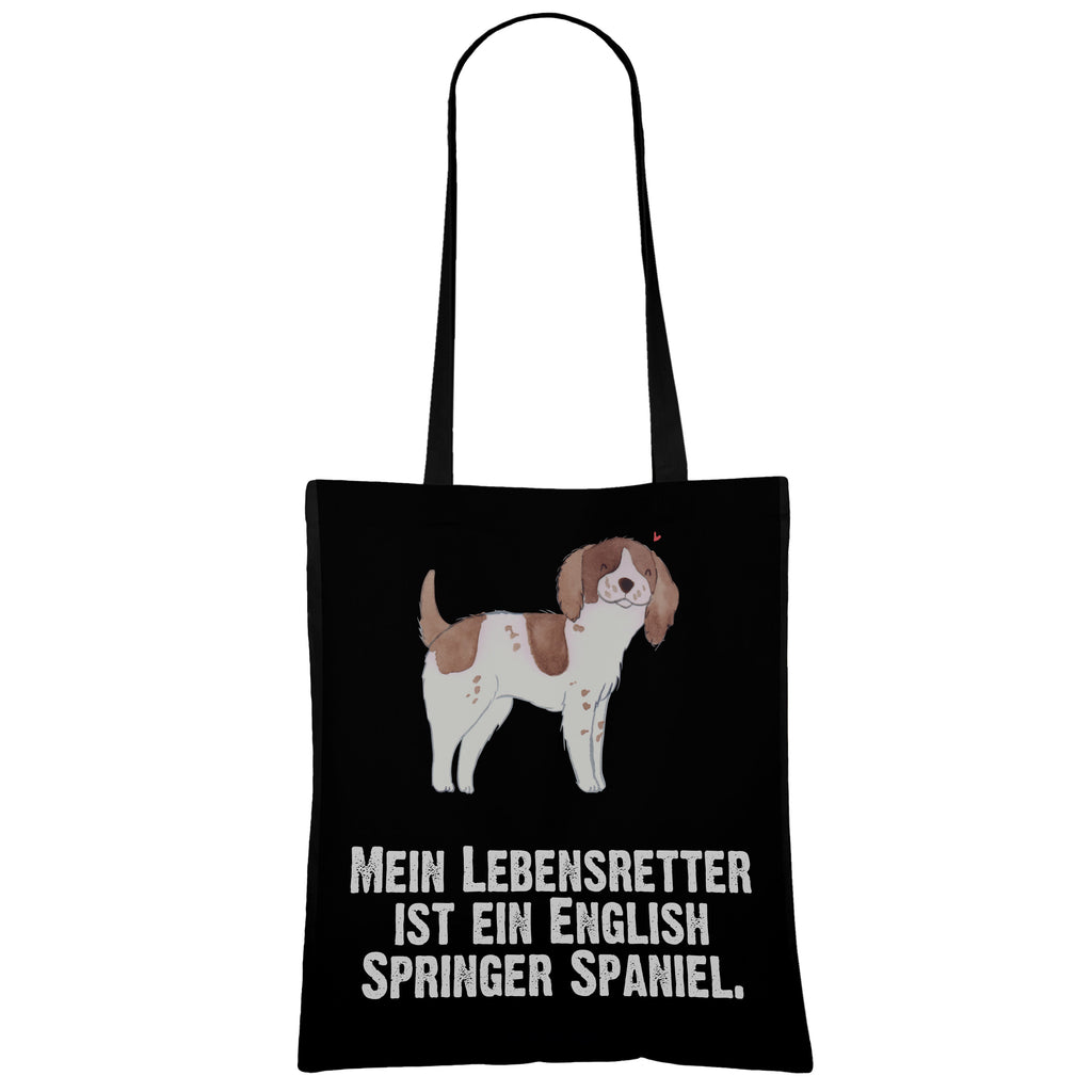 Tragetasche English Springer Spaniel Lebensretter Beuteltasche, Beutel, Einkaufstasche, Jutebeutel, Stoffbeutel, Hund, Hunderasse, Rassehund, Hundebesitzer, Geschenk, Tierfreund, Schenken, Welpe, English Springer Spaniel