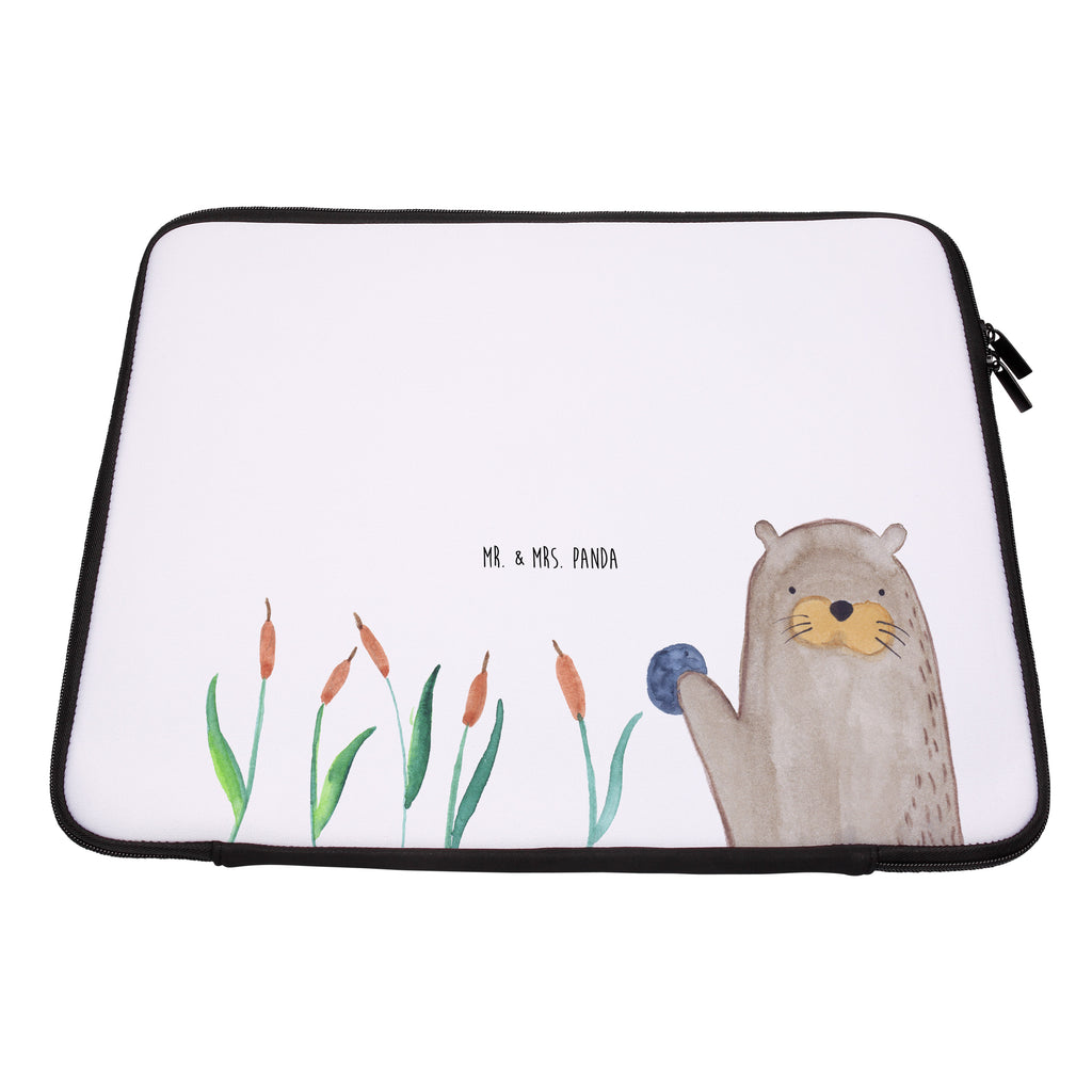 Notebook Tasche Otter Stein Notebook Tasche, Laptop, Computertasche, Tasche, Notebook-Tasche, Notebook-Reisehülle, Notebook Schutz, Otter, Fischotter, Seeotter, Otter Seeotter See Otter