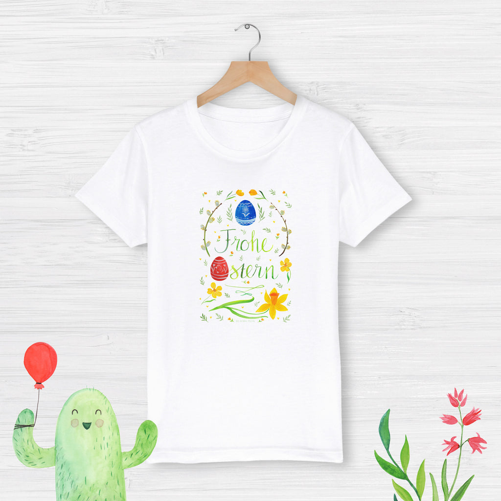 Organic Kinder T-Shirt Frohe Ostern Kinder T-Shirt, Kinder T-Shirt Mädchen, Kinder T-Shirt Jungen, Ostern, Osterhase, Ostergeschenke, Osternest, Osterdeko, Geschenke zu Ostern, Ostern Geschenk, Ostergeschenke Kinder, Ostern Kinder, Frohe Ostern, Ostergrüße, Osterblume, Osterei, bemalte Ostereier, Weidenkätzchen. Lettering