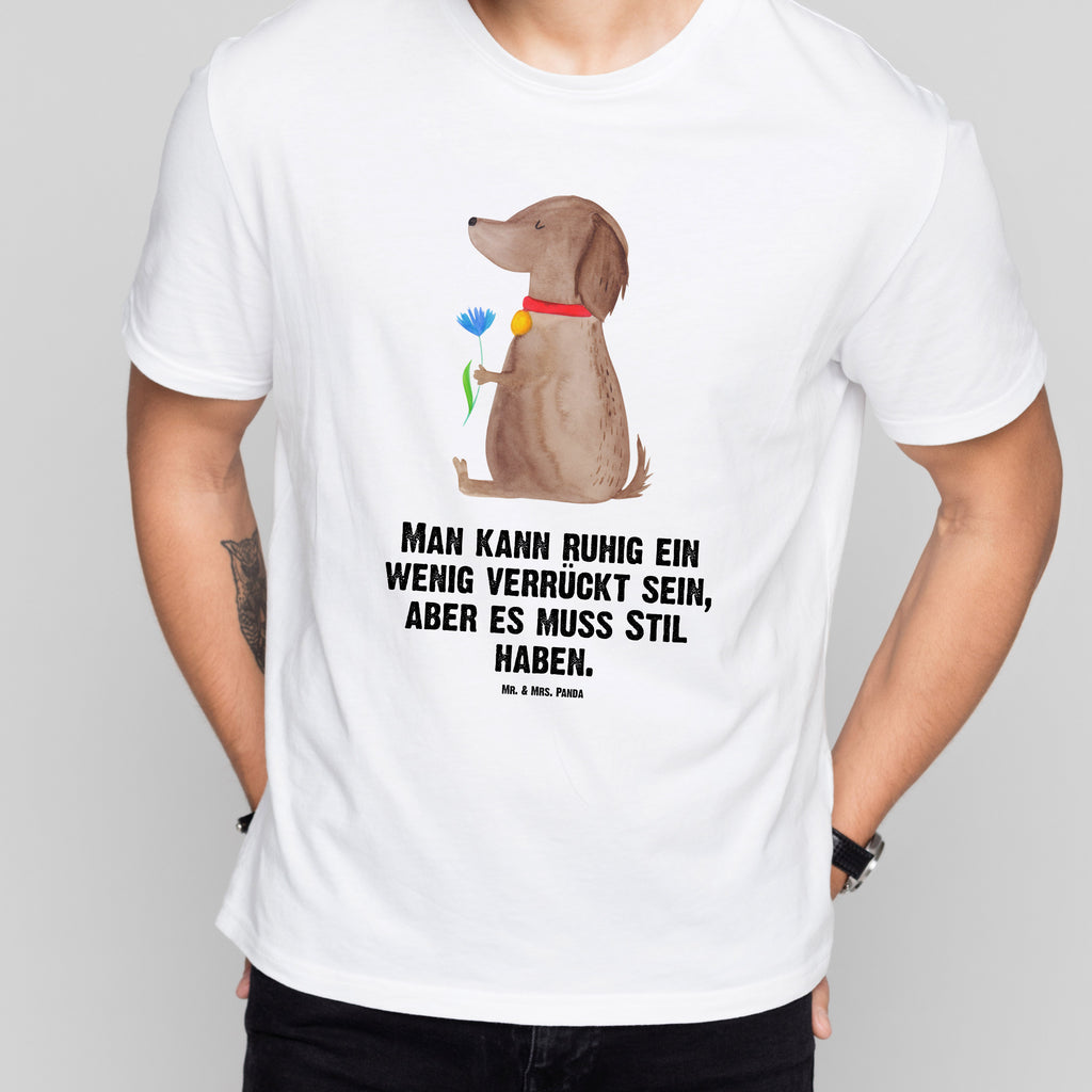 T-Shirt Standard Hund Blume T-Shirt, Shirt, Tshirt, Lustiges T-Shirt, T-Shirt mit Spruch, Party, Junggesellenabschied, Jubiläum, Geburstag, Herrn, Damen, Männer, Frauen, Schlafshirt, Nachthemd, Sprüche, Hund, Hundemotiv, Haustier, Hunderasse, Tierliebhaber, Hundebesitzer, Hunde, Frauchen, Hundeliebe