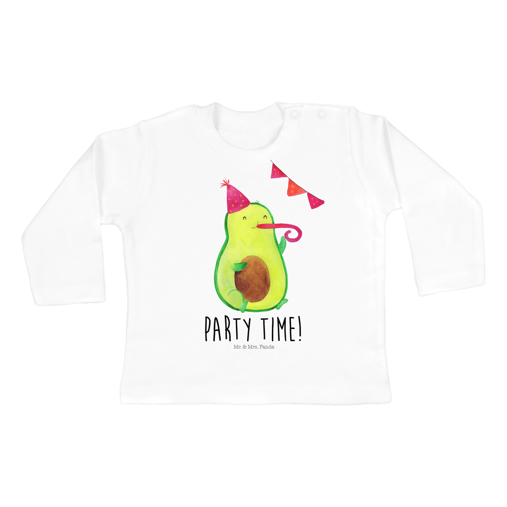 Baby Longsleeve Avocado Party Time Mädchen, Jungen, Baby, Langarm, Bio, Kleidung, Avocado, Veggie, Vegan, Gesund