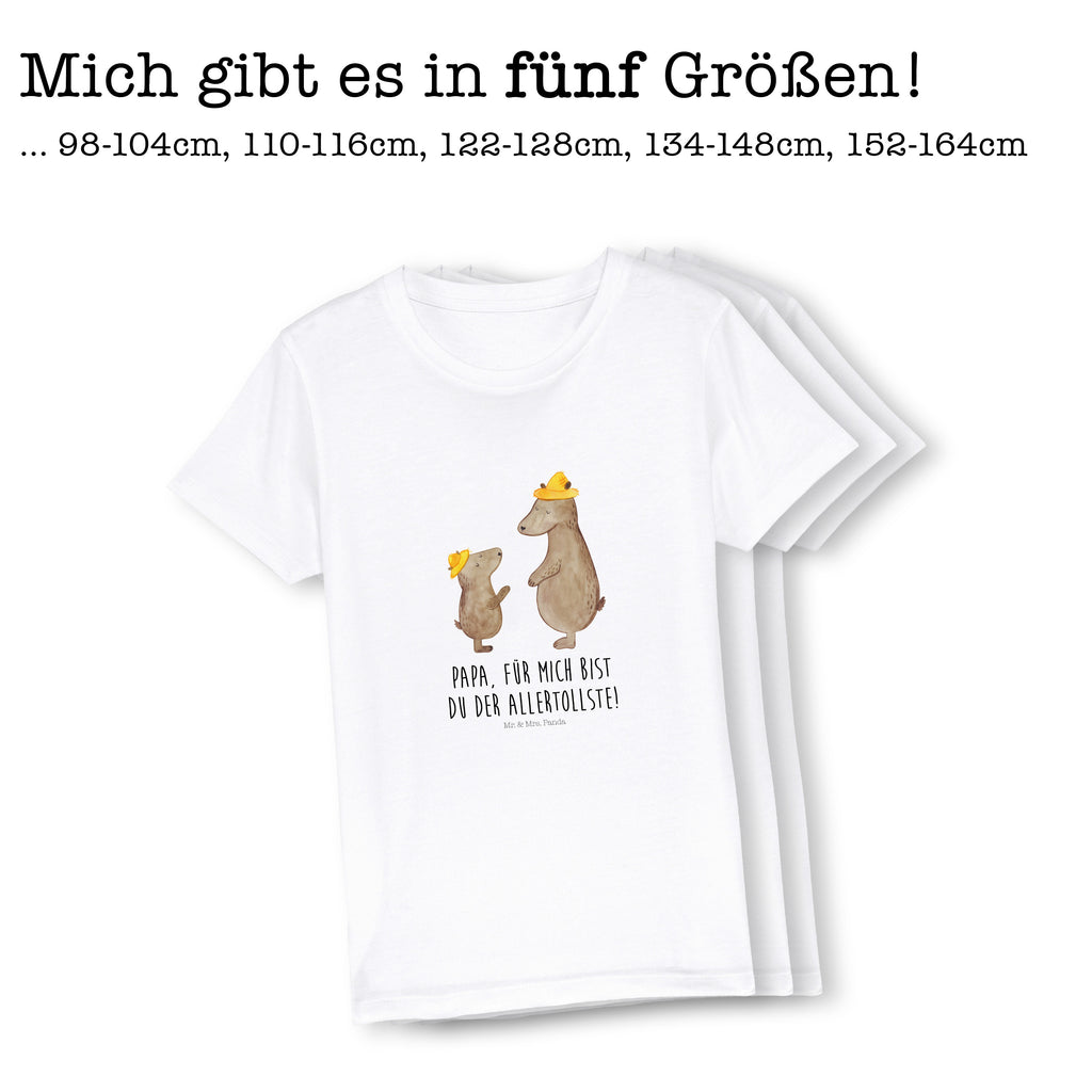 Organic Kinder T-Shirt Bären mit Hut Kinder T-Shirt, Kinder T-Shirt Mädchen, Kinder T-Shirt Jungen, Familie, Vatertag, Muttertag, Bruder, Schwester, Mama, Papa, Oma, Opa, Bär, Bären, Vater, Papi, Paps, Dad, Daddy, Lieblingsmensch, Sohn, Söhne, Kind, Kinder, Vater-Sohn, Family, Vorbild