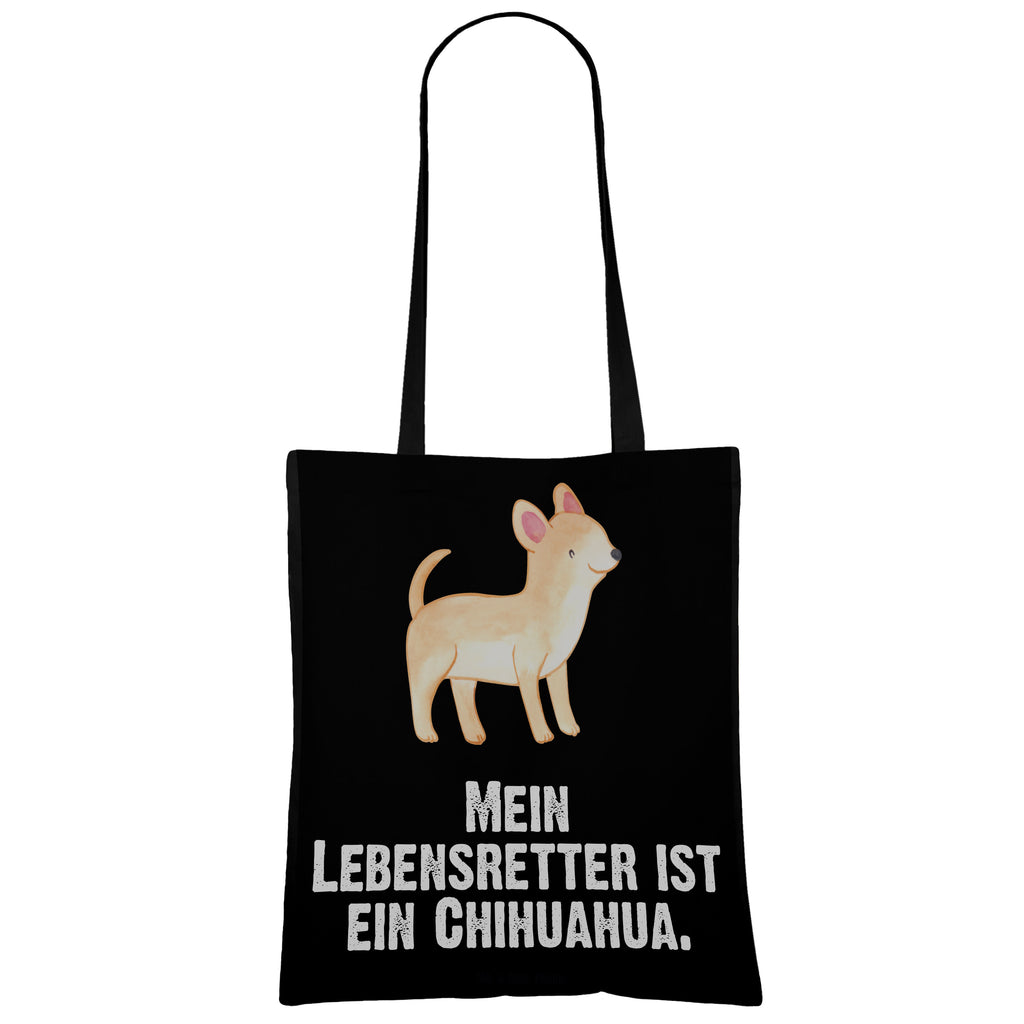 Tragetasche Chihuahua Lebensretter Beuteltasche, Beutel, Einkaufstasche, Jutebeutel, Stoffbeutel, Hund, Hunderasse, Rassehund, Hundebesitzer, Geschenk, Tierfreund, Schenken, Welpe, Chihuahua