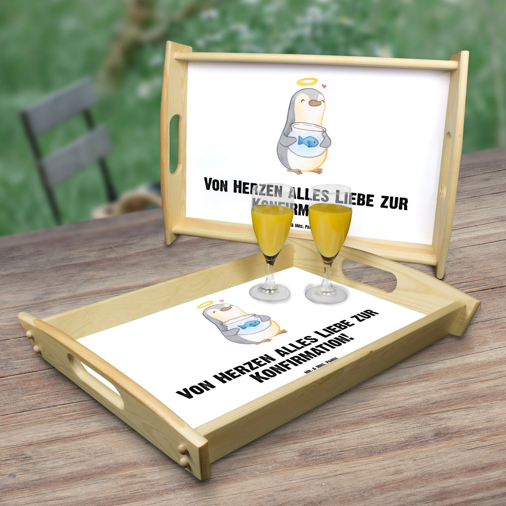 Serviertablett Pinguin Fisch Serviertablett, Tablett, Holztablett, Küchentablett, Dekotablett, Frühstückstablett, Konfirmation, Kommunion, Jugendweihe, Konfirmation Geschenk, Fisch, Fisch Deko, Zuversicht, Vertrauen