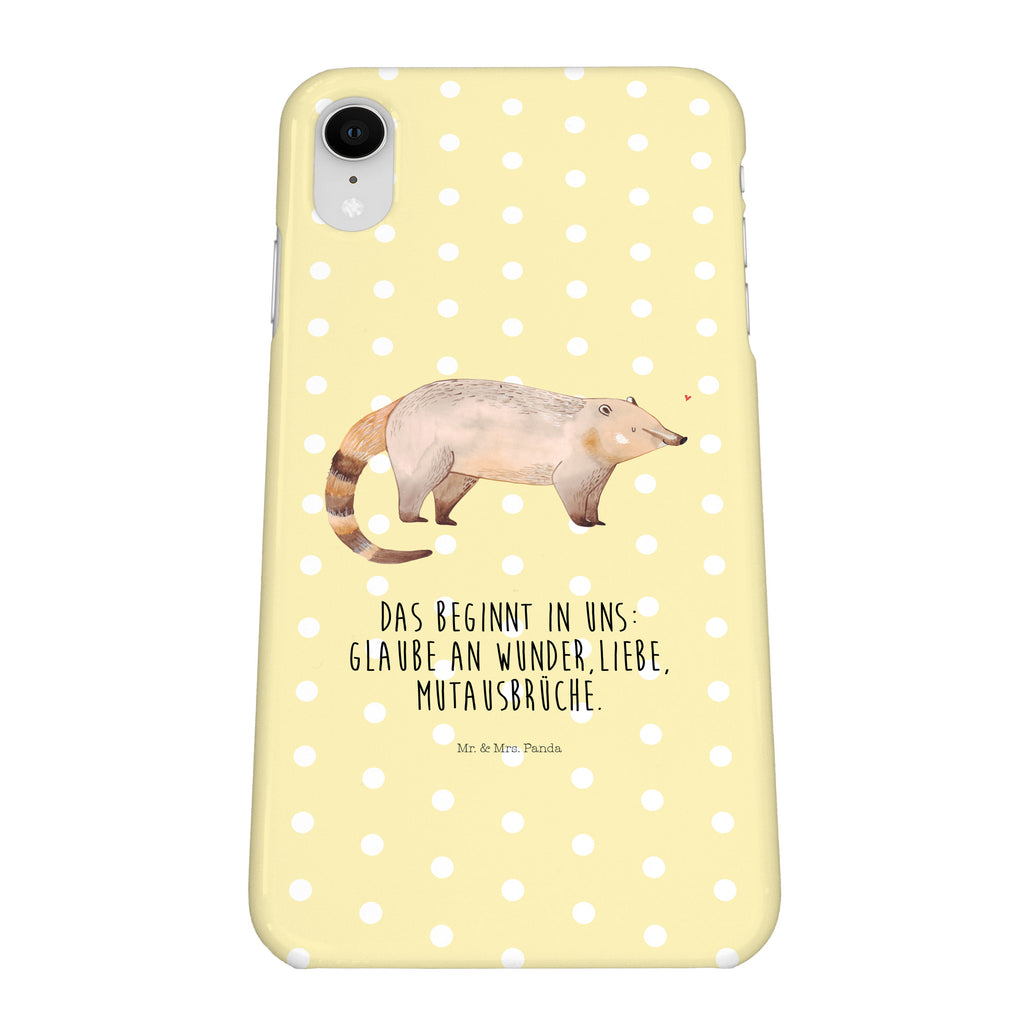 Handyhülle Nasenbär Handyhülle, Handycover, Cover, Handy, Hülle, Iphone 10, Iphone X, Tiermotive, Gute Laune, lustige Sprüche, Tiere, Nasenbär, Nasenbären, Rüsselbär, Bär