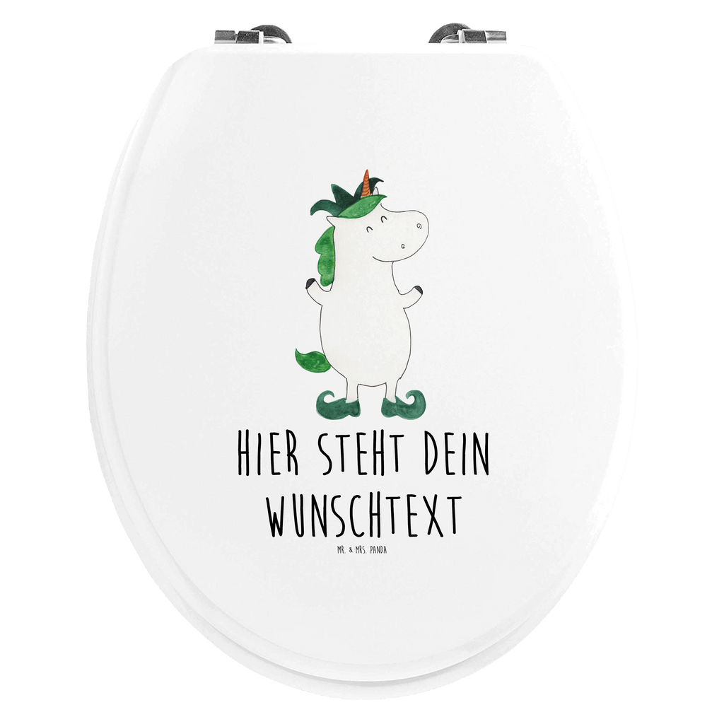 Personalisierter WC Sitz Motiv Einhorn Joker Personalisierte Klobrille, Personalisierter Klodeckel, Personalisierter Toilettendeckel, Personalisierter WC-Sitz, Toilettendeckel mit Namen, WC Sitz mit Namen, Einhorn, Einhörner, Einhorn Deko, Pegasus, Unicorn, Hofnarr, Kasper, Gaukler, Mittelalter