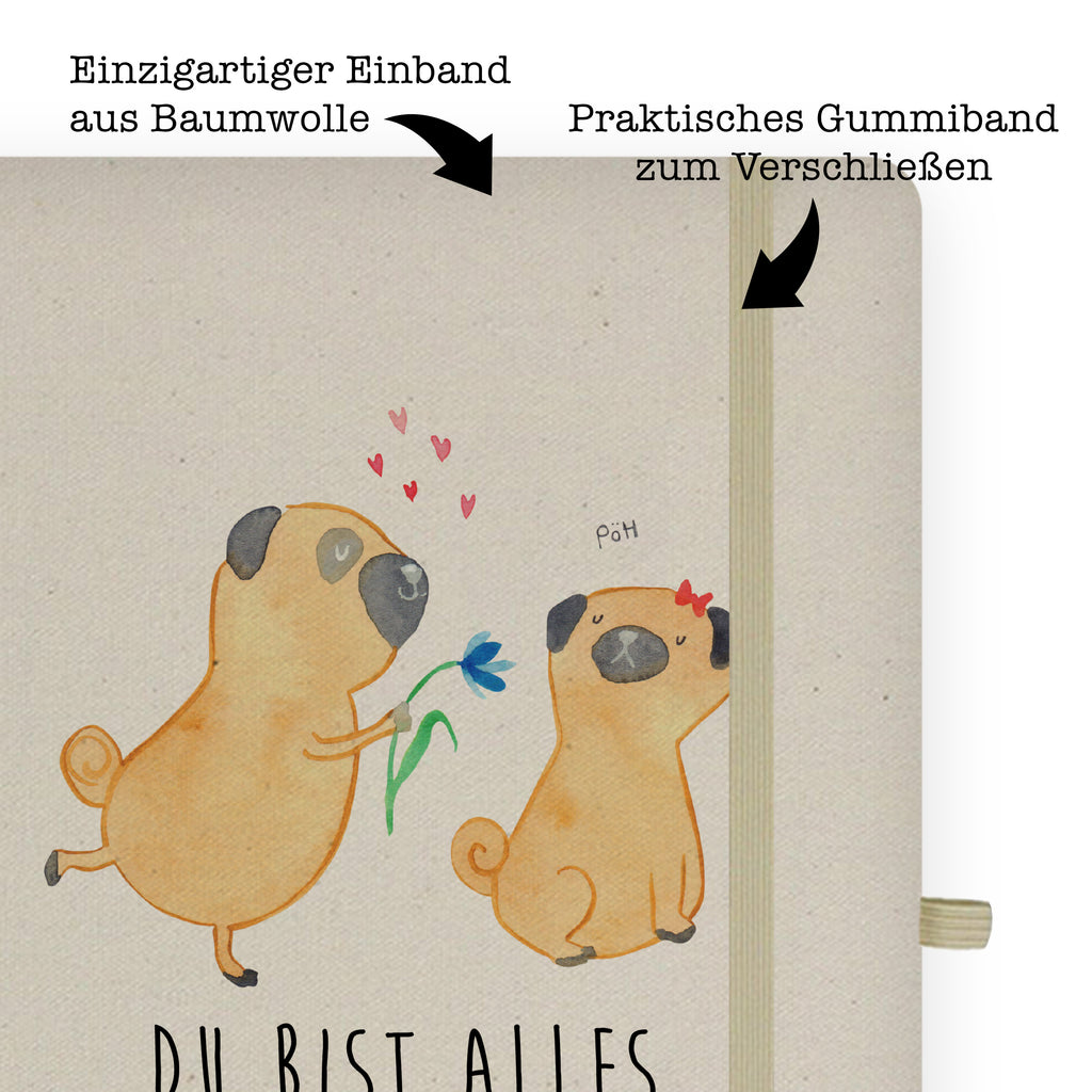 Baumwoll Notizbuch Mops Verliebt Notizen, Eintragebuch, Tagebuch, Notizblock, Adressbuch, Journal, Kladde, Skizzenbuch, Notizheft, Schreibbuch, Schreibheft, Hund, Hundemotiv, Haustier, Hunderasse, Tierliebhaber, Hundebesitzer, Sprüche, Mops, Möpse, Hundeliebe, verliebt, Liebe, Liebesspruch. Verlobt, Geschenk Freund, Partner