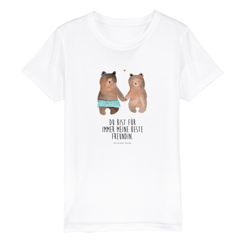 Organic Kinder T-Shirt Bär Freundin Kinder T-Shirt, Kinder T-Shirt Mädchen, Kinder T-Shirt Jungen, Bär, Teddy, Teddybär, Bär Freundin Beste Freund Liebe Liebesbeweis Verliebt Kumpel Kumpeliene