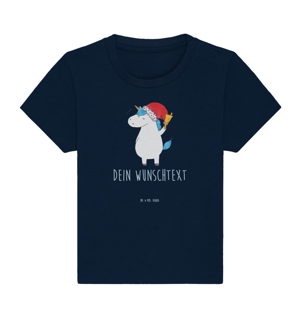 Personalisiertes Baby Shirt Einhorn Weihnachtsmann Personalisiertes Baby T-Shirt, Personalisiertes Jungen Baby T-Shirt, Personalisiertes Mädchen Baby T-Shirt, Personalisiertes Shirt, Einhorn, Einhörner, Einhorn Deko, Pegasus, Unicorn, Gin, Schokolade, Schoki, Weihnachten, Weihnachtsmann, Nikolaus, Wunschzettel, Wunschliste, Feenstaub