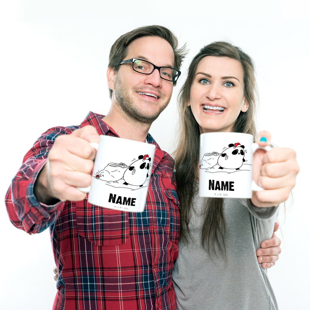 Personalisierte Tasse Easy & Peasy Frohe Weihnachten Personalisierte Tasse, Namenstasse, Wunschname, Personalisiert, Tasse, Namen, Drucken, Tasse mit Namen