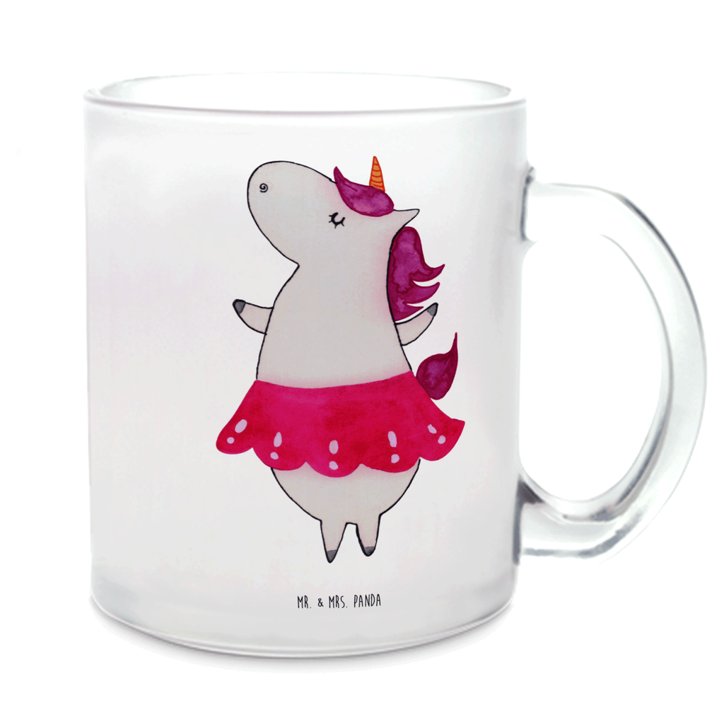 Teetasse Einhorn Ballerina Teetasse, Teeglas, Teebecher, Tasse mit Henkel, Tasse, Glas Teetasse, Teetasse aus Glas, Einhorn, Einhörner, Einhorn Deko, Pegasus, Unicorn, Tanzen, Ballerina, Party, Wohnung, Spaß, Feiern, Geburtstag, Tänzerin, Lebenslust, Lebensfreude