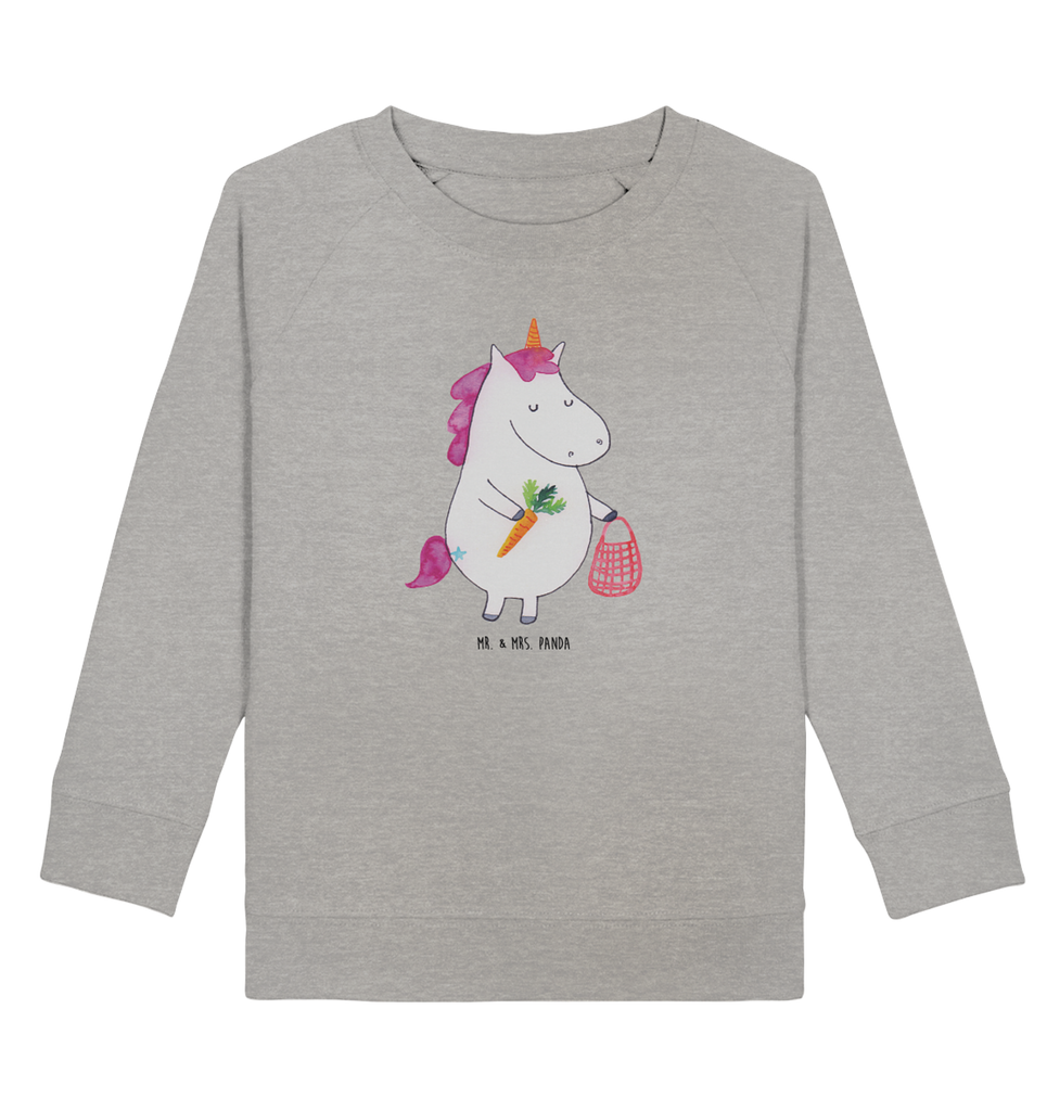 Organic Kinder Pullover Einhorn Gemüse Kinder Pullover, Kinder Sweatshirt, Jungen, Mädchen, Einhorn, Einhörner, Einhorn Deko, Pegasus, Unicorn, Biomarkt, Bio, Gemüse, Wochenmarkt