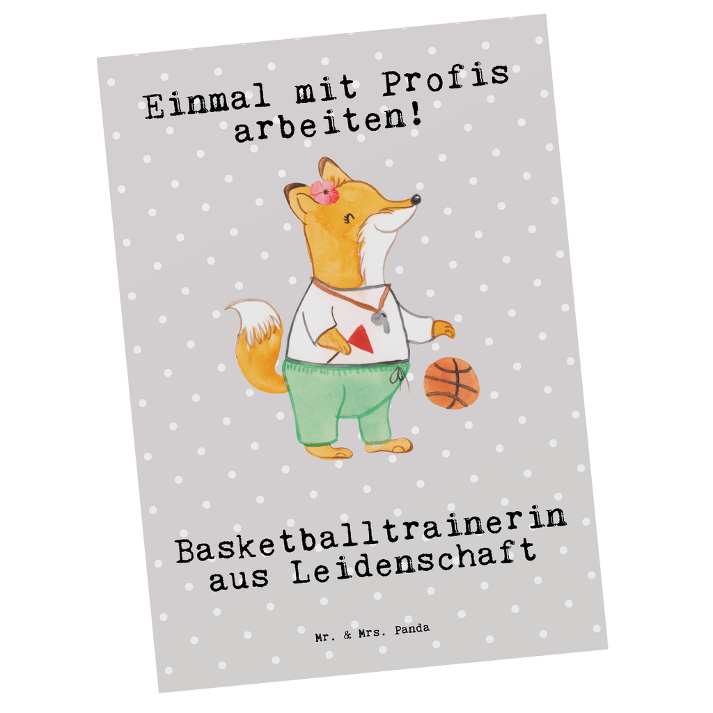 Postkarte Basketballtrainerin aus Leidenschaft Postkarte, Karte, Geschenkkarte, Grußkarte, Einladung, Ansichtskarte, Geburtstagskarte, Einladungskarte, Dankeskarte, Ansichtskarten, Einladung Geburtstag, Einladungskarten Geburtstag, Beruf, Ausbildung, Jubiläum, Abschied, Rente, Kollege, Kollegin, Geschenk, Schenken, Arbeitskollege, Mitarbeiter, Firma, Danke, Dankeschön, Basketballtrainerin, Basketball, Sport, Ballsport, Basketballcoach, Basketballerin, Verein