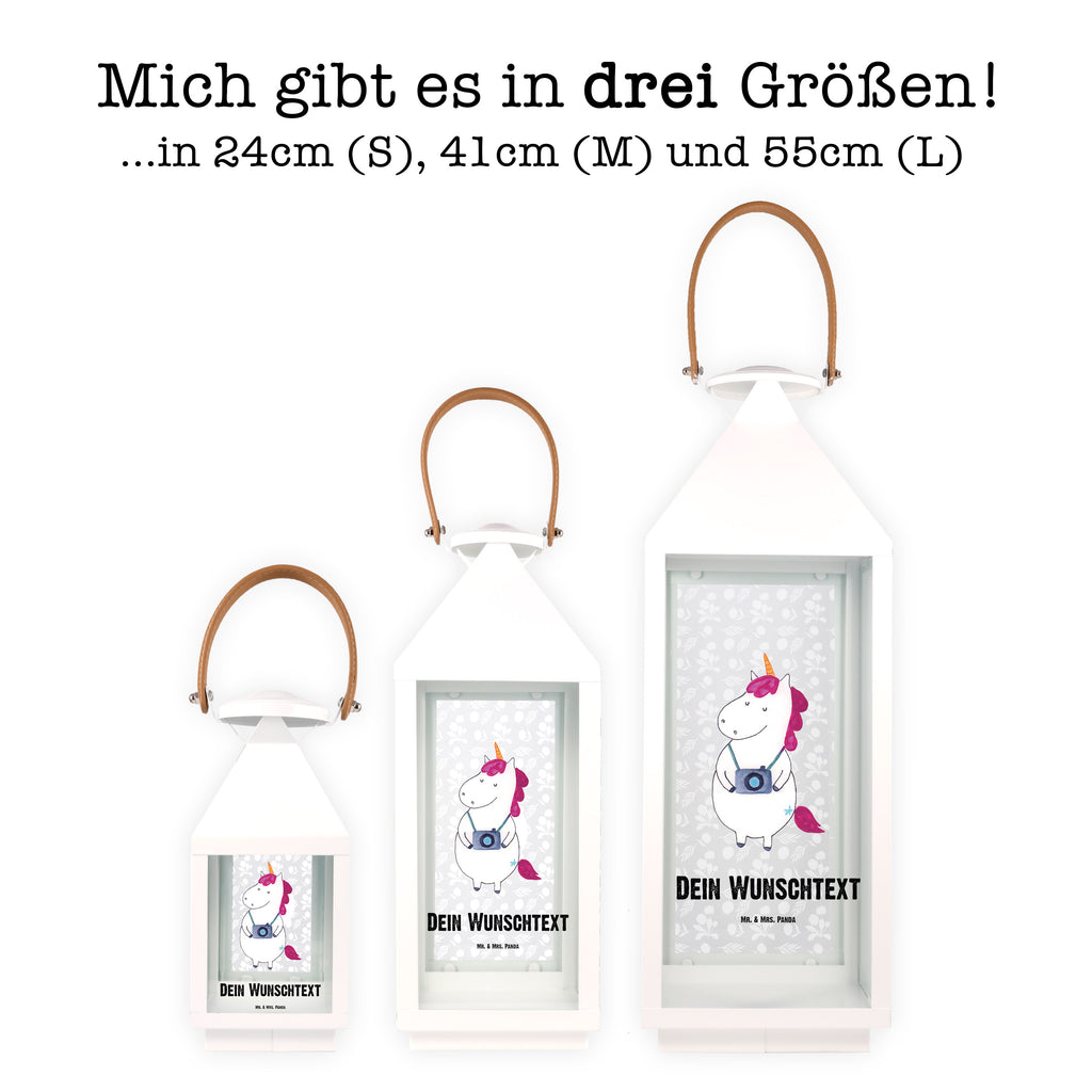 Personalisierte Deko Laterne Einhorn Fotograf Gartenlampe, Gartenleuchte, Gartendekoration, Gartenlicht, Laterne kleine Laternen, XXL Laternen, Laterne groß, Einhorn, Einhörner, Einhorn Deko, Pegasus, Unicorn, Fotograf, Fotografie, Kamera, Reisen, Weltreise, Weltenbummler, Urlaub, Tourist, Kurztrip, Reise, Städtereise