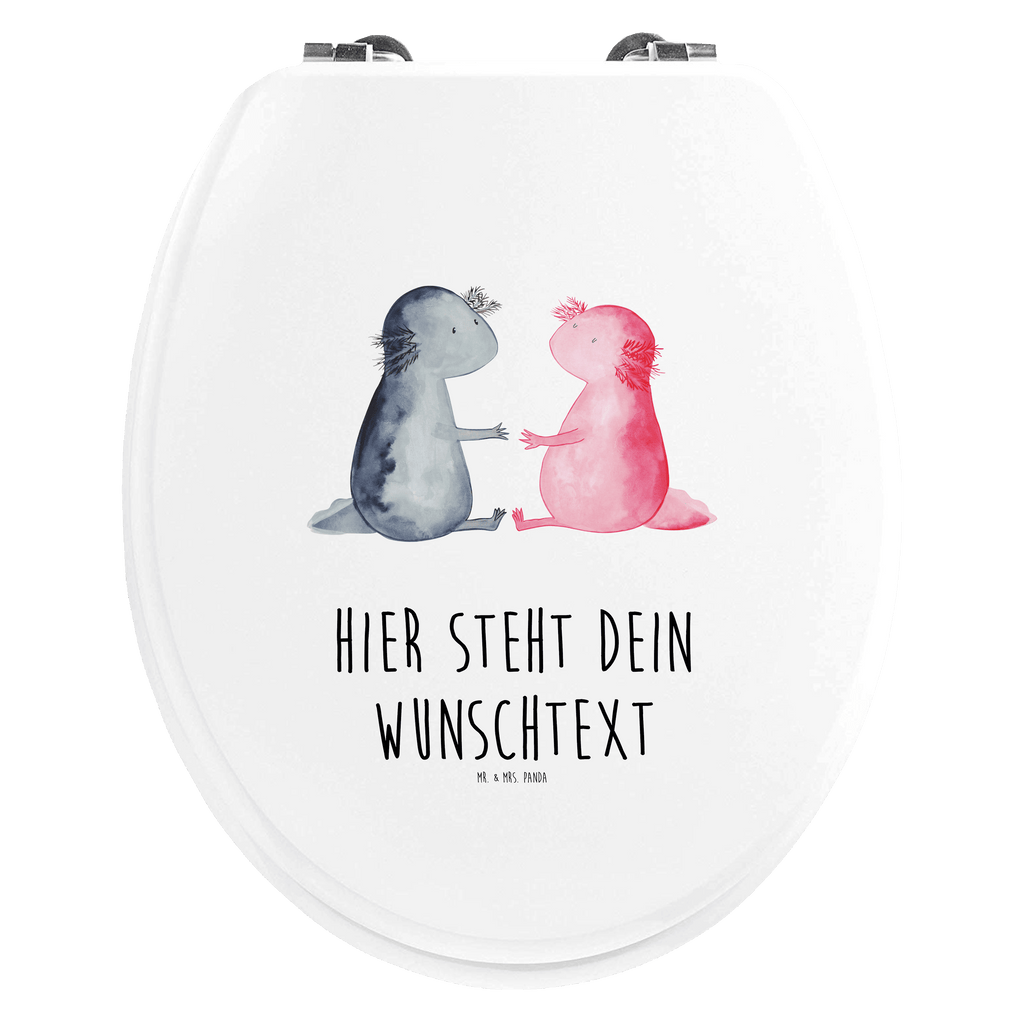 Personalisierter WC Sitz Motiv Axolotl Liebe Personalisierte Klobrille, Personalisierter Klodeckel, Personalisierter Toilettendeckel, Personalisierter WC-Sitz, Toilettendeckel mit Namen, WC Sitz mit Namen, Axolotl, Molch, Axolot, Schwanzlurch, Lurch, Lurche, Liebe, große Liebe, Liebesbeweis, Freund, Verlobter, Ehemann, Jahrestag, Valentinstag