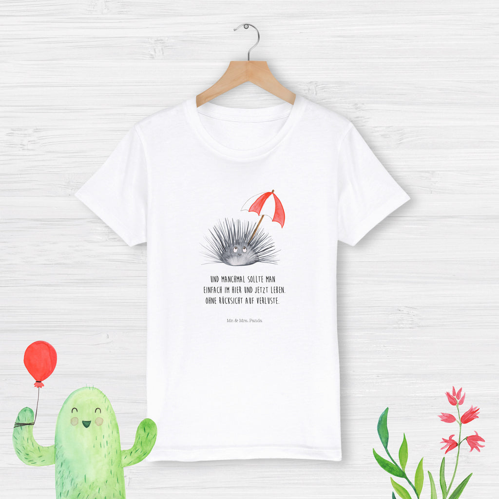 Organic Kinder T-Shirt Seeigel Kinder T-Shirt, Kinder T-Shirt Mädchen, Kinder T-Shirt Jungen, Meerestiere, Meer, Urlaub, Seeigel, Achtsamkeit, Selbstakzeptanz, Selbstliebe, Hier und Jetzt, Leben, Lebe