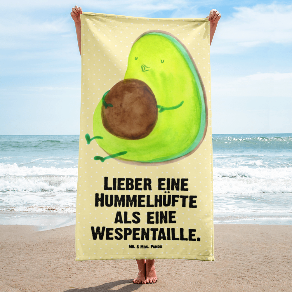 XL Badehandtuch Avocado pfeift Handtuch, Badetuch, Duschtuch, Strandtuch, Saunatuch, Avocado, Veggie, Vegan, Gesund, Diät, Abnehmen, Ernährung, dick sein, Pummelfee