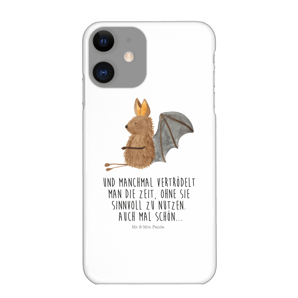 Handyhülle Fledermaus Sitzen Handyhülle, Handycover, Cover, Handy, Hülle, Iphone 10, Iphone X, Tiermotive, Gute Laune, lustige Sprüche, Tiere, Fledermaus, Fledermäuse, Motivation, entspannen