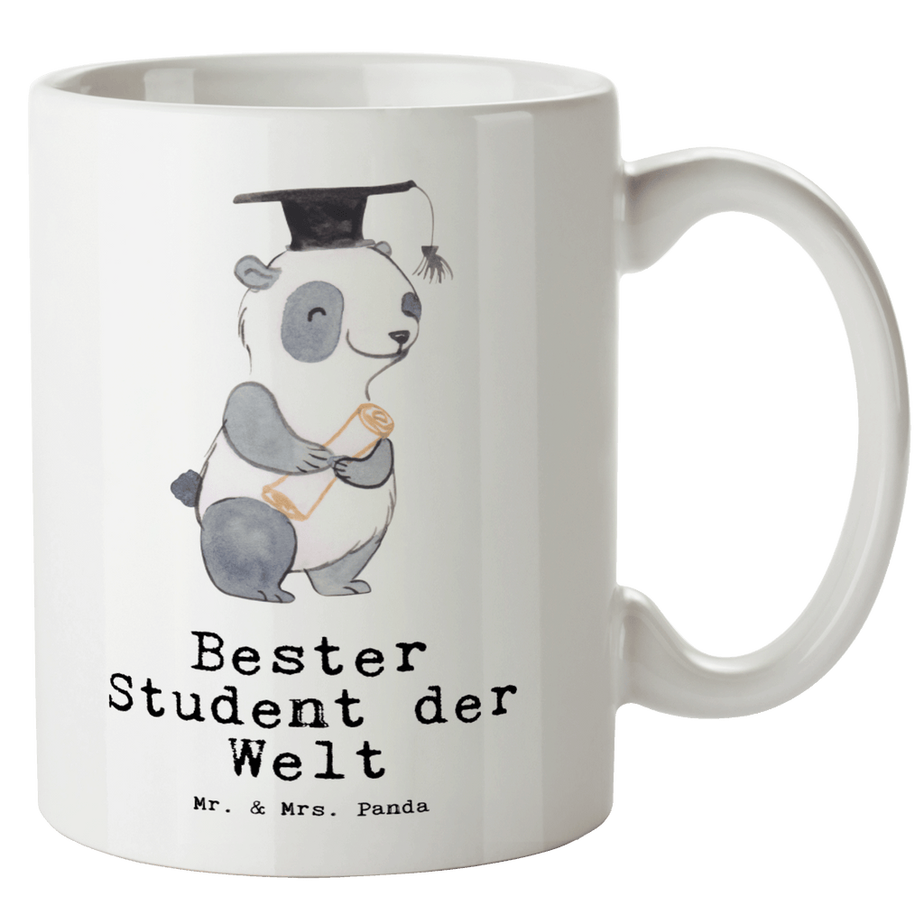 XL Tasse Panda Bester Student der Welt XL Tasse, Große Tasse, Grosse Kaffeetasse, XL Becher, XL Teetasse, spülmaschinenfest, Jumbo Tasse, Groß, für, Dankeschön, Geschenk, Schenken, Geburtstag, Geburtstagsgeschenk, Geschenkidee, Danke, Bedanken, Mitbringsel, Freude machen, Geschenktipp, Student, Studium, Sohn, Spaß, Musterschüler, lustig, Studienabschluss, witzig, Universität, Abschluss, Alumni, Uni, Studenten, Hochschule