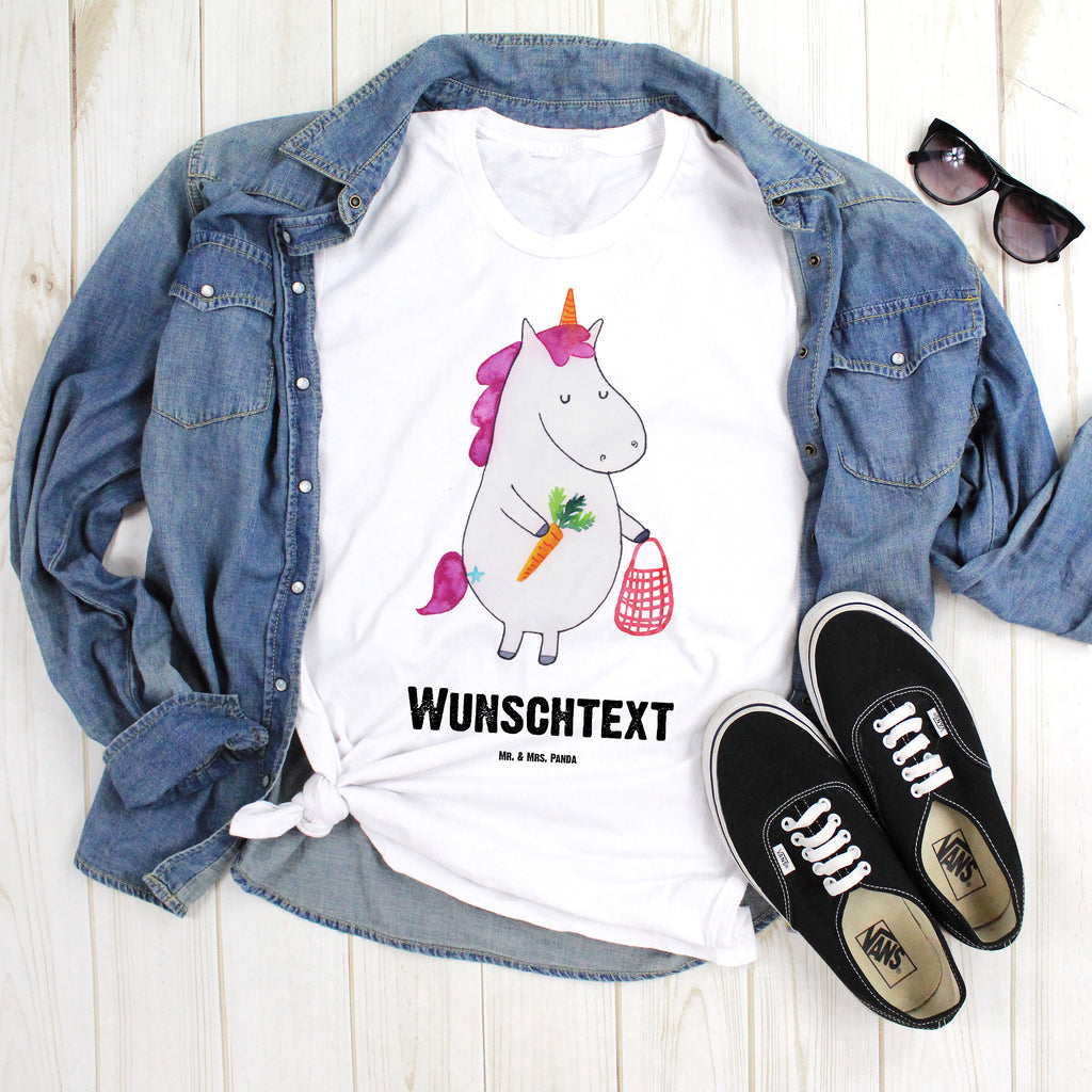 Personalisiertes T-Shirt Einhorn Gemüse T-Shirt Personalisiert, T-Shirt mit Namen, T-Shirt mit Aufruck, Männer, Frauen, Wunschtext, Bedrucken, Einhorn, Einhörner, Einhorn Deko, Pegasus, Unicorn, Biomarkt, Bio, Gemüse, Wochenmarkt