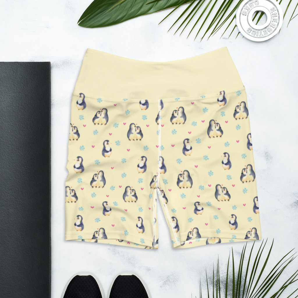 Yoga Shorts Pinguin umarmen Muster Yoga Shorts, Yogashorts, Sporthose, Sportshorts, Fitnesshose, Sportshorts Damen, Yoga Shorts Damen, Yogabekleidung, Sportbekleidung, Pinguin, Liebe, Liebespaar, Liebesbeweis, Liebesgeschenk, Verlobung, Jahrestag, Hochzeitstag, Hochzeit, Hochzeitsgeschenk