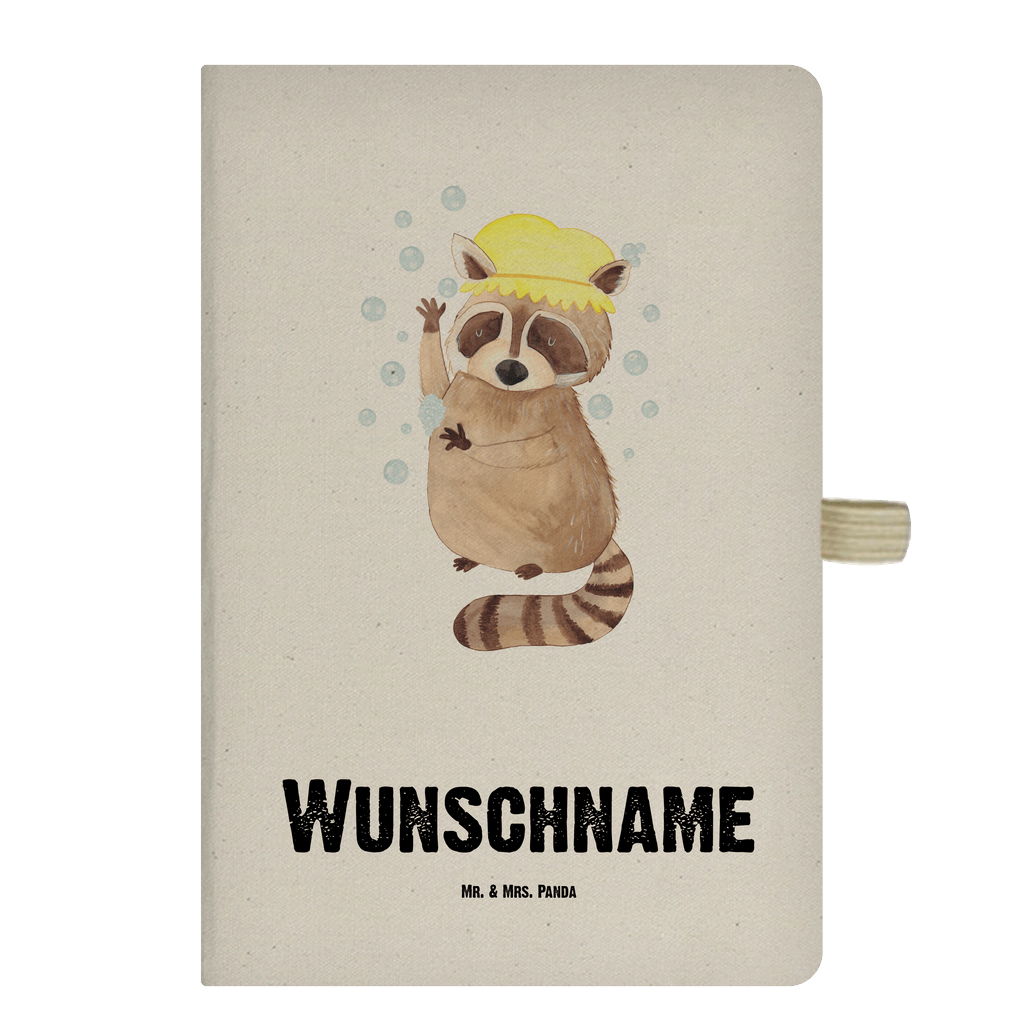 DIN A4 Personalisiertes Notizbuch Waschbär Personalisiertes Notizbuch, Notizbuch mit Namen, Notizbuch bedrucken, Personalisierung, Namensbuch, Namen, Tiermotive, Gute Laune, lustige Sprüche, Tiere, Waschbär, Tagträumen, Plan, Fröhlich, waschen, Seifenblasen