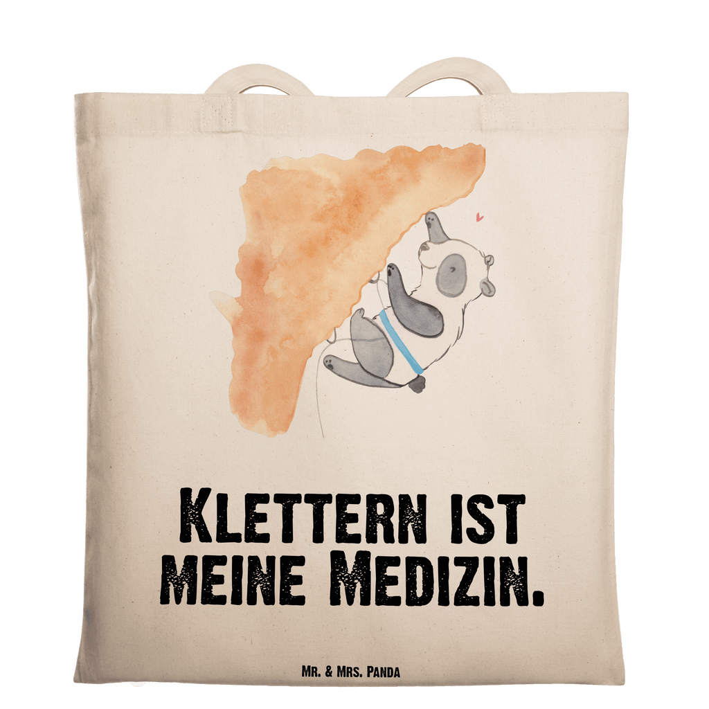 Tragetasche Panda Klettern Medizin Beuteltasche, Beutel, Einkaufstasche, Jutebeutel, Stoffbeutel, Tasche, Shopper, Umhängetasche, Strandtasche, Schultertasche, Stofftasche, Tragetasche, Badetasche, Jutetasche, Einkaufstüte, Laptoptasche, Geschenk, Sport, Sportart, Hobby, Schenken, Danke, Dankeschön, Auszeichnung, Gewinn, Sportler, Klettern, Bouldern, Kletterhalle, Klettersport