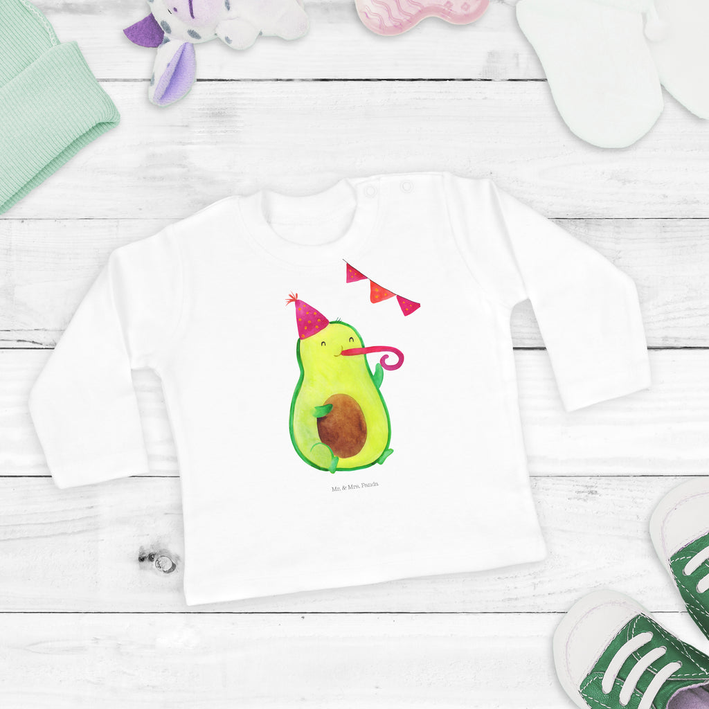 Baby Longsleeve Avocado Party Time Mädchen, Jungen, Baby, Langarm, Bio, Kleidung, Avocado, Veggie, Vegan, Gesund