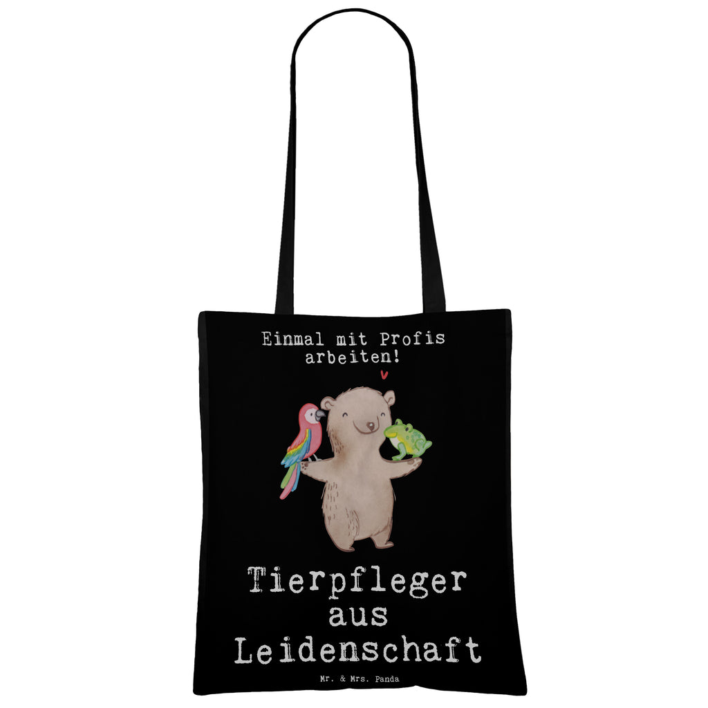 Tragetasche Tierpfleger aus Leidenschaft Beuteltasche, Beutel, Einkaufstasche, Jutebeutel, Stoffbeutel, Tasche, Shopper, Umhängetasche, Strandtasche, Schultertasche, Stofftasche, Tragetasche, Badetasche, Jutetasche, Einkaufstüte, Laptoptasche, Beruf, Ausbildung, Jubiläum, Abschied, Rente, Kollege, Kollegin, Geschenk, Schenken, Arbeitskollege, Mitarbeiter, Firma, Danke, Dankeschön