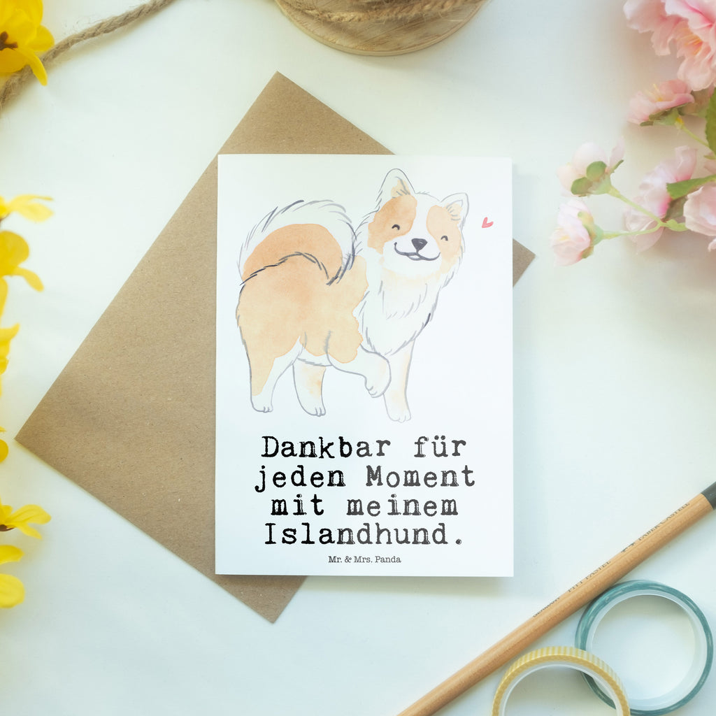 Grußkarte Islandhund Moment Grußkarte, Klappkarte, Einladungskarte, Glückwunschkarte, Hochzeitskarte, Geburtstagskarte, Karte, Ansichtskarten, Hund, Hunderasse, Rassehund, Hundebesitzer, Geschenk, Tierfreund, Schenken, Welpe, Islandhund, isländischer Schäferhund