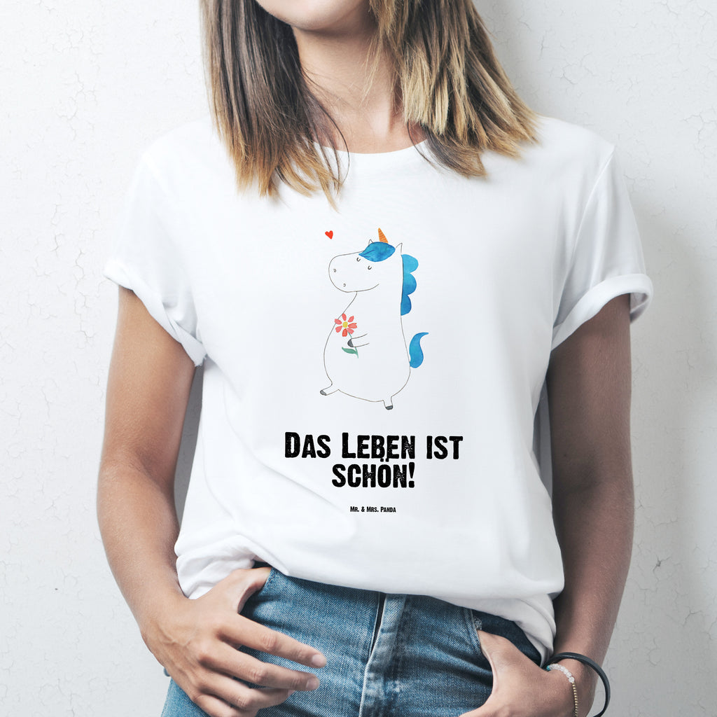 T-Shirt Standard Einhorn Spaziergang T-Shirt, Shirt, Tshirt, Lustiges T-Shirt, T-Shirt mit Spruch, Party, Junggesellenabschied, Jubiläum, Geburstag, Herrn, Damen, Männer, Frauen, Schlafshirt, Nachthemd, Sprüche, Einhorn, Einhörner, Einhorn Deko, Pegasus, Unicorn, Glitzer, Blumen, Spaziergang, Motivation, Gute Laune, Freude, Freundin, Mutter, Schwester