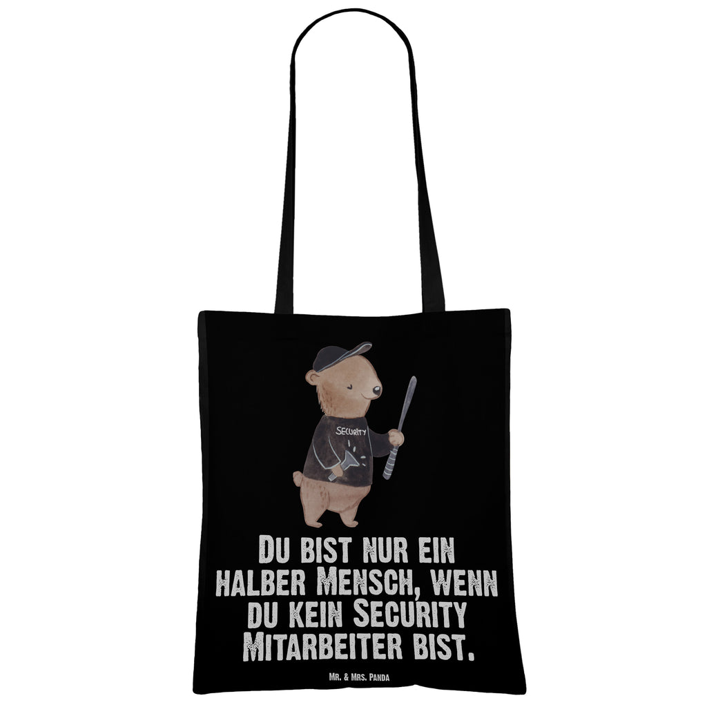 Tragetasche Security Mitarbeiter mit Herz Beuteltasche, Beutel, Einkaufstasche, Jutebeutel, Stoffbeutel, Tasche, Shopper, Umhängetasche, Strandtasche, Schultertasche, Stofftasche, Tragetasche, Badetasche, Jutetasche, Einkaufstüte, Laptoptasche, Beruf, Ausbildung, Jubiläum, Abschied, Rente, Kollege, Kollegin, Geschenk, Schenken, Arbeitskollege, Mitarbeiter, Firma, Danke, Dankeschön