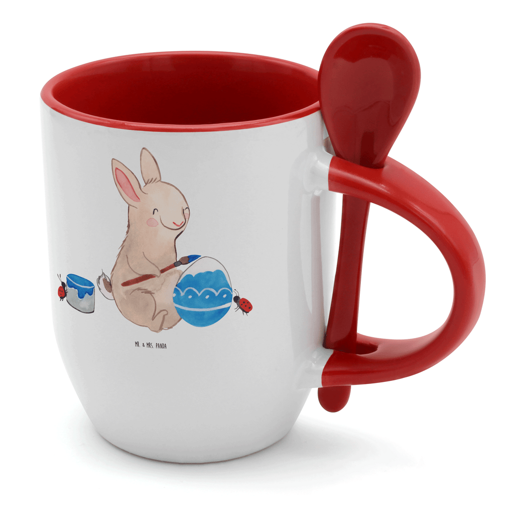 Tasse mit Löffel Hase Marienkäfer Tasse, Kaffeetasse, Tassen, Tasse mit Spruch, Kaffeebecher, Tasse mit Löffel, Ostern, Osterhase, Ostergeschenke, Osternest, Osterdeko, Geschenke zu Ostern, Ostern Geschenk, Ostergeschenke Kinder, Ostern Kinder, Ostergrüße, Ostereier, Frühlingsgrüße, Eier bemalen, Picknicken, Frühling, Frühlingsgefühle, Hase