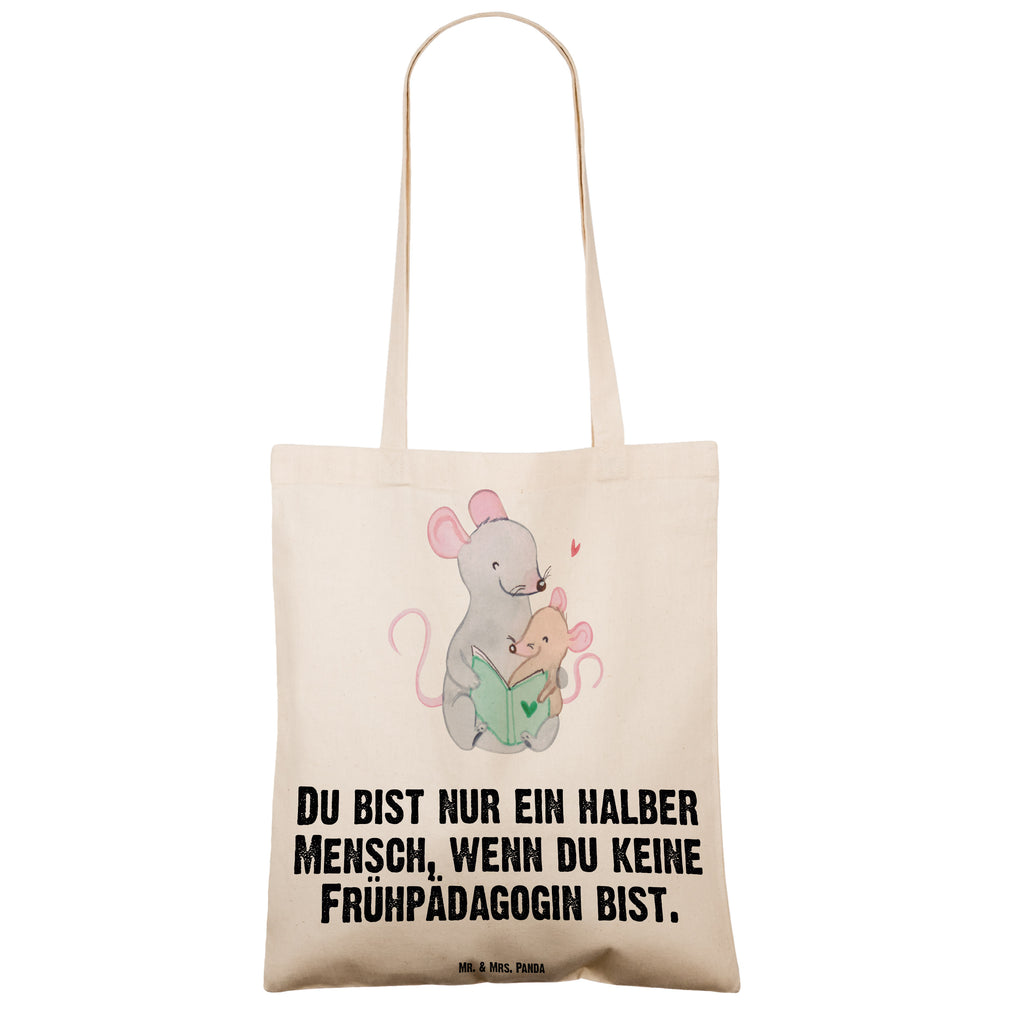 Tragetasche Frühpädagogin mit Herz Beuteltasche, Beutel, Einkaufstasche, Jutebeutel, Stoffbeutel, Tasche, Shopper, Umhängetasche, Strandtasche, Schultertasche, Stofftasche, Tragetasche, Badetasche, Jutetasche, Einkaufstüte, Laptoptasche, Beruf, Ausbildung, Jubiläum, Abschied, Rente, Kollege, Kollegin, Geschenk, Schenken, Arbeitskollege, Mitarbeiter, Firma, Danke, Dankeschön, Frühpädagogin, Frühpädagogik, Studium