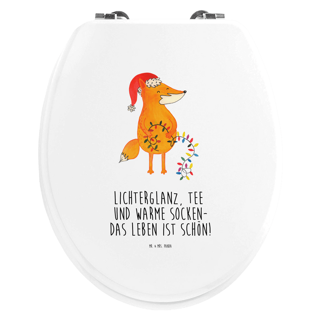 Motiv WC Sitz Fuchs Weihnachten Klobrille, Klodeckel, Toilettendeckel, WC-Sitz, Toilette, Winter, Weihnachten, Weihnachtsdeko, Nikolaus, Advent, Heiligabend, Wintermotiv, Fuchs, Füchse, Spruch schön, Geschenk Weihnachten, Weihnachtsmann, Weihnachtszeit