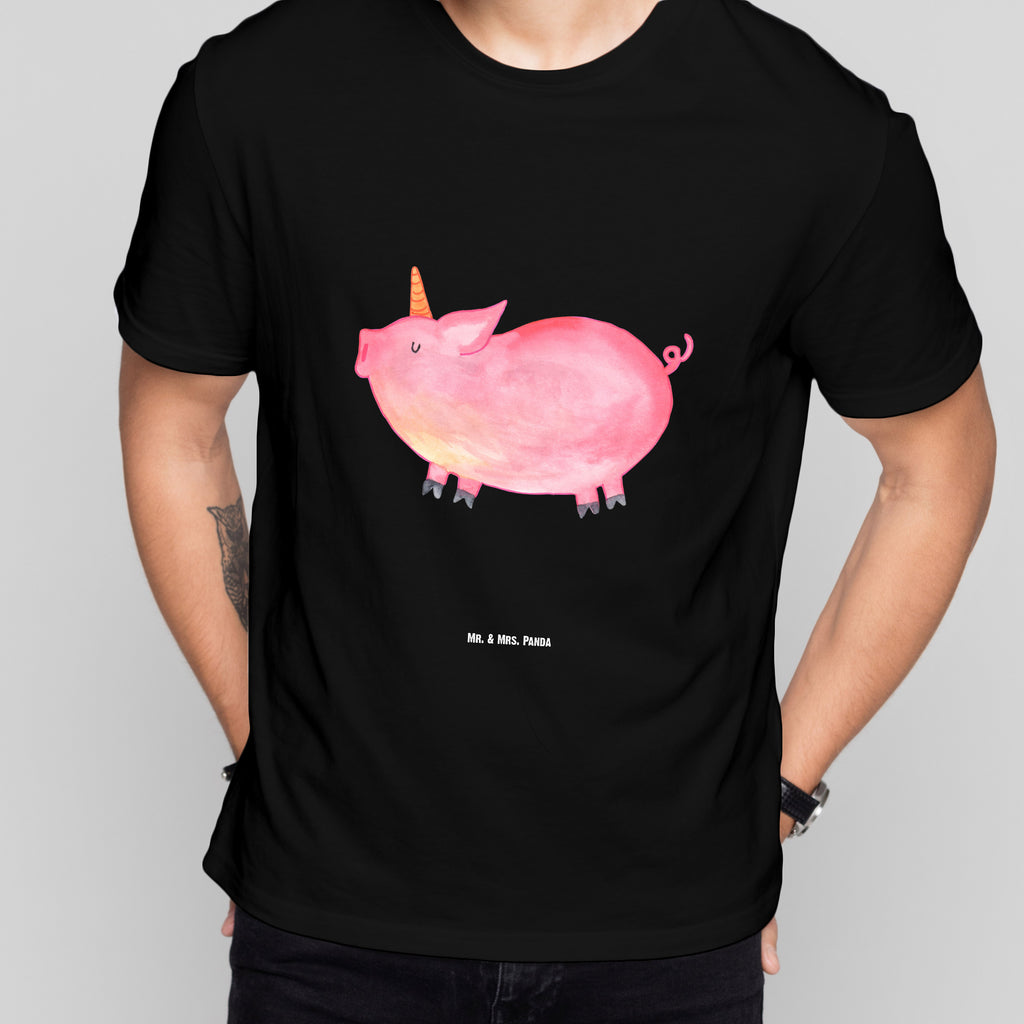 T-Shirt Standard Einhorn Schweinhorn T-Shirt, Shirt, Tshirt, Lustiges T-Shirt, T-Shirt mit Spruch, Party, Junggesellenabschied, Jubiläum, Geburstag, Herrn, Damen, Männer, Frauen, Schlafshirt, Nachthemd, Sprüche, Einhorn, Einhörner, Einhorn Deko, Pegasus, Unicorn, Spaß, Schwein, Schweinhorn, Bauer, witzig. lustig, Spruch, geschenk, Pig, Piggy, funny, english, englisch