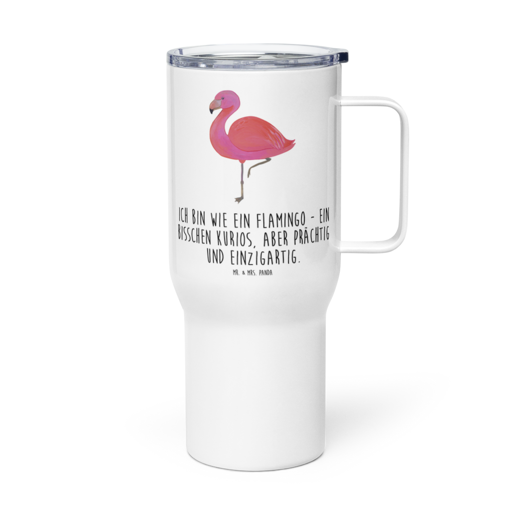 XXL Thermobecher Flamingo Classic Thermobecher, XL Thermobecher, Reisebecher, XL Reisetasse, Großer Thermobecher, Autobecher, Jumbo Becher, Flamingo, Einzigartig, Selbstliebe, Stolz, ich, für mich, Spruch, Freundin, Freundinnen, Außenseiter, Sohn, Tochter, Geschwister