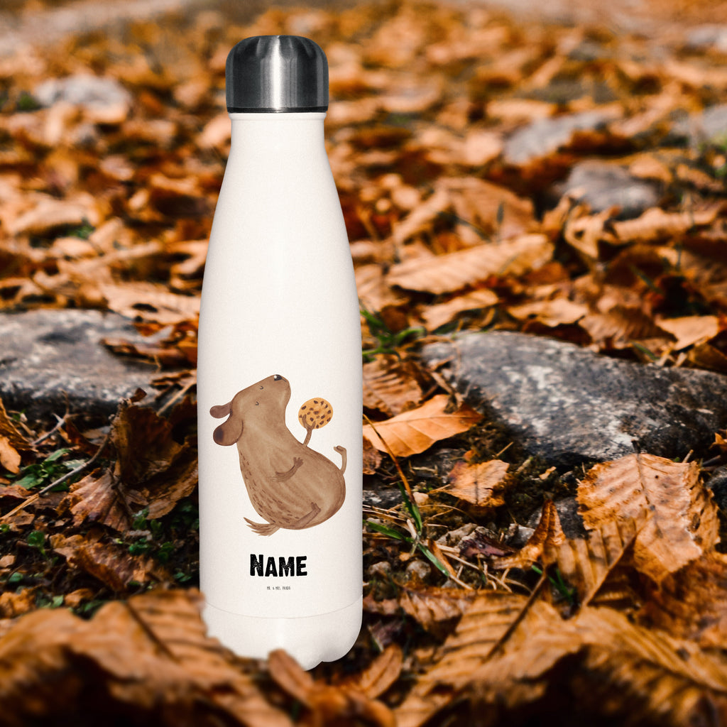 Personalisierte Thermosflasche Hund Keks Personalisierte Isolierflasche, Personalisierte Thermoflasche, Personalisierte Trinkflasche, Trinkflasche Mit Namen, Wunschname, Bedrucken, Namensflasche, Hund, Hundemotiv, Haustier, Hunderasse, Tierliebhaber, Hundebesitzer, Sprüche, Hundekekse, Leckerli, Hundeleckerli, Hundesnacks