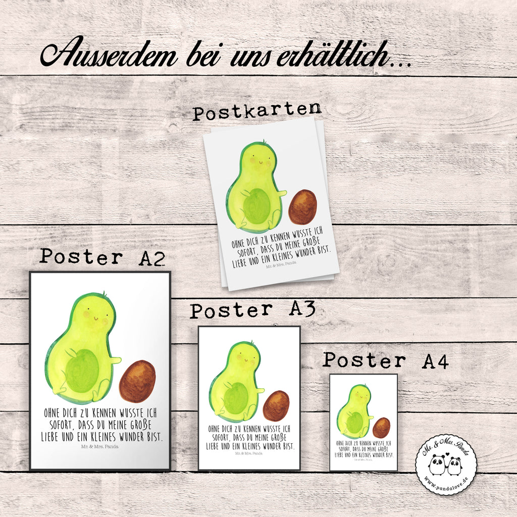 Poster Avocado rollt Kern Poster, Wandposter, Bild, Wanddeko, Küchenposter, Kinderposter, Wanddeko Bild, Raumdekoration, Wanddekoration, Handgemaltes Poster, Mr. & Mrs. Panda Poster, Designposter, Kunstdruck, Posterdruck, Avocado, Veggie, Vegan, Gesund, Avocados, Schwanger, Geburt, Geburtstag, Säugling, Kind, erstes Kind, zur Geburt, Schwangerschaft, Babyparty, Baby, große Liebe, Liebe, Love