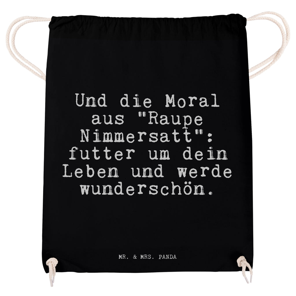 Sportbeutel Und die Moral aus... Sportbeutel, Turnbeutel, Beutel, Sporttasche, Tasche, Stoffbeutel, Sportbeutel Kinder, Gymsack, Beutel Rucksack, Kleine Sporttasche, Sportzubehör, Turnbeutel Baumwolle, Spruch, Sprüche, lustige Sprüche, Weisheiten, Zitate, Spruch Geschenke, Spruch Sprüche Weisheiten Zitate Lustig Weisheit Worte