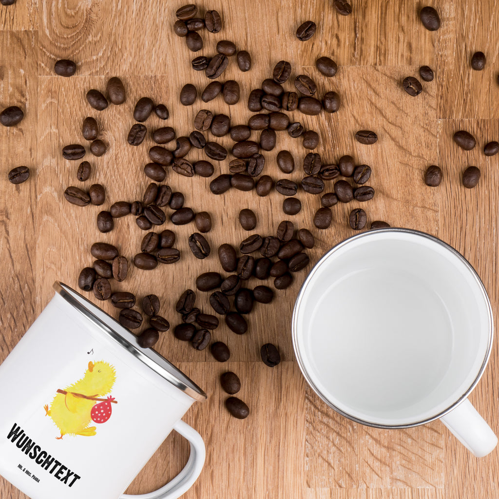 Personalisierte Emaille Tasse Küken Wanderer Emaille Tasse personalisiert, Emaille Tasse mit Namen, Campingtasse personalisiert, Namenstasse, Campingtasse bedrucken, Campinggeschirr personalsisert, tasse mit namen, personalisierte tassen, personalisierte tasse, tasse selbst gestalten, tasse bedrucken, tassen bedrucken, Ostern, Osterhase, Ostergeschenke, Osternest, Osterdeko, Geschenke zu Ostern, Ostern Geschenk, Ostergeschenke Kinder, Ostern Kinder, Küken, Osterei, Ostereier, Ei, Frühlingsgefühle, Freude, Grüße, liebe Grüße, Frohe Ostern, Ostergrüße, Flausen, Wunder, Reisen, Weltenbummler, Zeit, Zeitmanagement, Backpacker