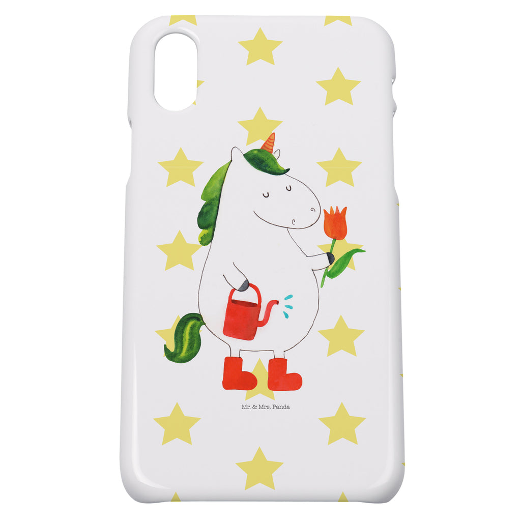 Handyhülle Einhorn Gärtner Handyhülle, Handycover, Cover, Handy, Hülle, Iphone 10, Iphone X, Einhorn, Einhörner, Einhorn Deko, Pegasus, Unicorn, Luftballon, Gießkanne, Giesskanne, Lebenslust, Freude, Blume, Freundin, Garten, Stiefel